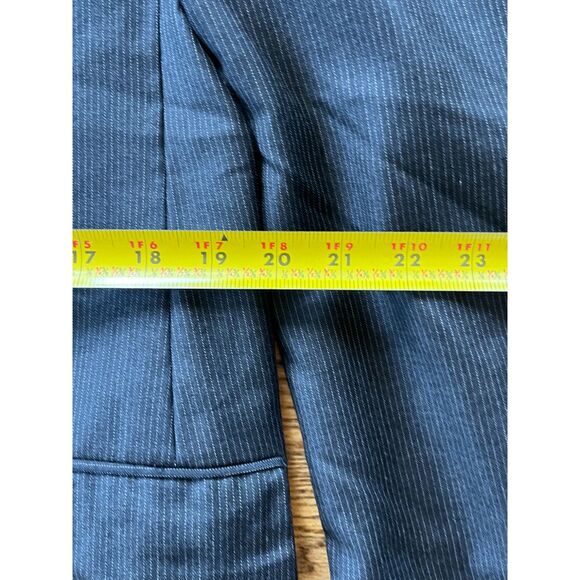 BURBERRY LONDON Gray Stripe Sports Coat Suit Blazer Jacket  Mens Size 39R - Picture 11 of 12
